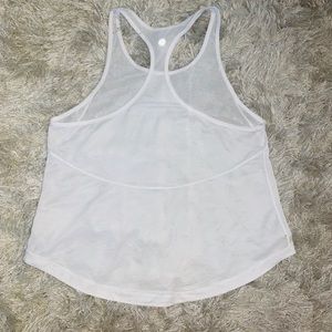 White Lululemon tank